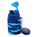 Price and Buy Silicone Water Bottle for Kids – Safe, Foldable & Easy to Carry - Image 6