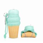 Price and Buy Silicone Water Bottle – Fun Ice Cream Design, Portable & Collapsible for Kids