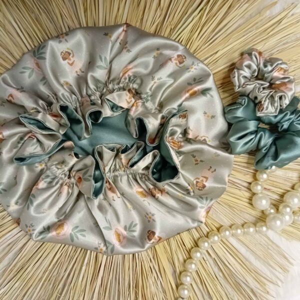 Price and Buy Silk Satin Bonnet Luxury Night Sleep Hat for Women Floral Light Green_69004e197c454.jpeg Price and Buy Silk Satin Bonnet Luxury Night Sleep Hat for Women Floral Light Green