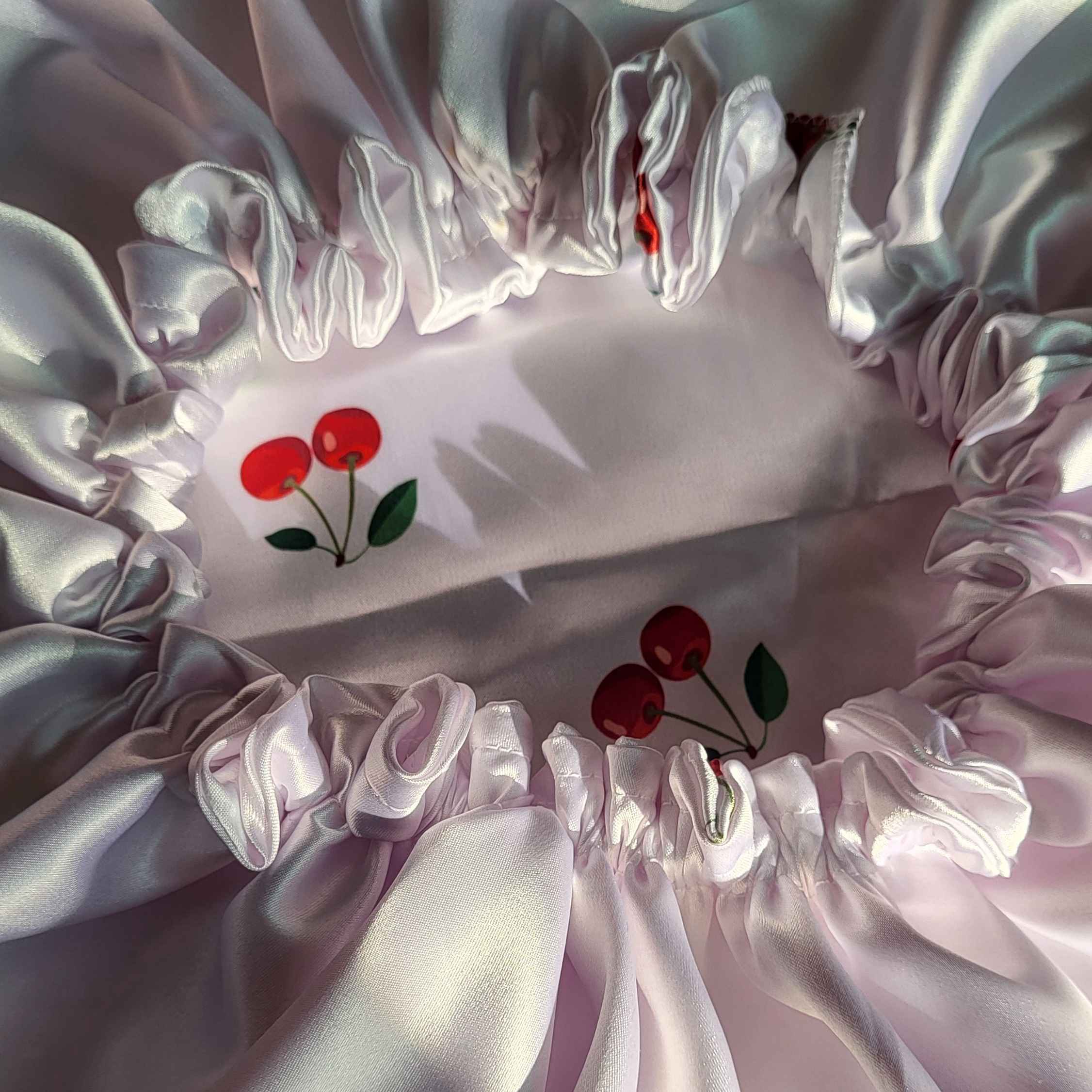 Price and Buy Silk Satin Night Sleep Bonnet Hat – Ideal for Protecting Hair and Ensuring a Restful Sleep - Image 4