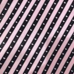 Price and Buy Silk Satin Pillowcase – Stripes and with Heart Design (Pack of 2) - Image 3