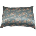 Price and Buy Silk Satin Pillowcase with Vintage Floral Pattern – Peach Roses