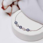 Price and Buy Silver Bracelet for Women – Evil Eye Design - Image 7