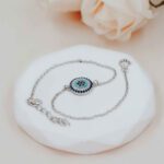 Price and Buy Silver Bracelet for Women with Evil Eye Design - Image 5