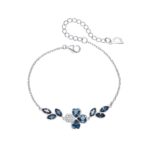 Price and Buy Silver Bracelet with Little Flower Design for Women