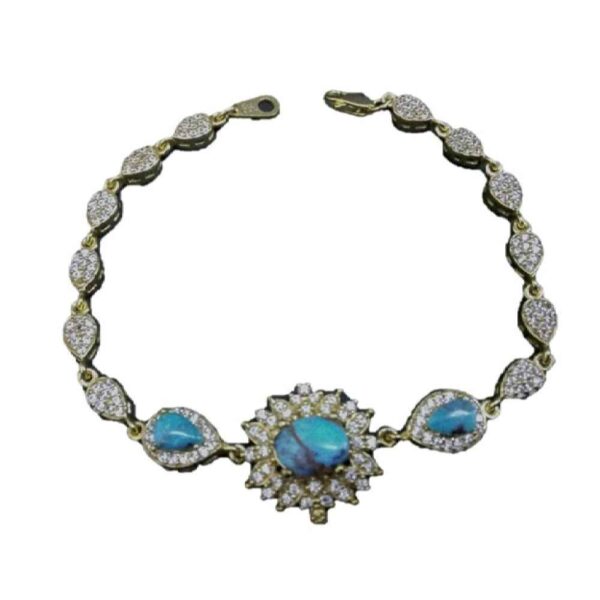 Price and Buy Silver Bracelet with Turquoise Gemstone for Women Nina_68fdda1c5df0b.jpeg Price and Buy Silver Bracelet with Turquoise Gemstone for Women Nina