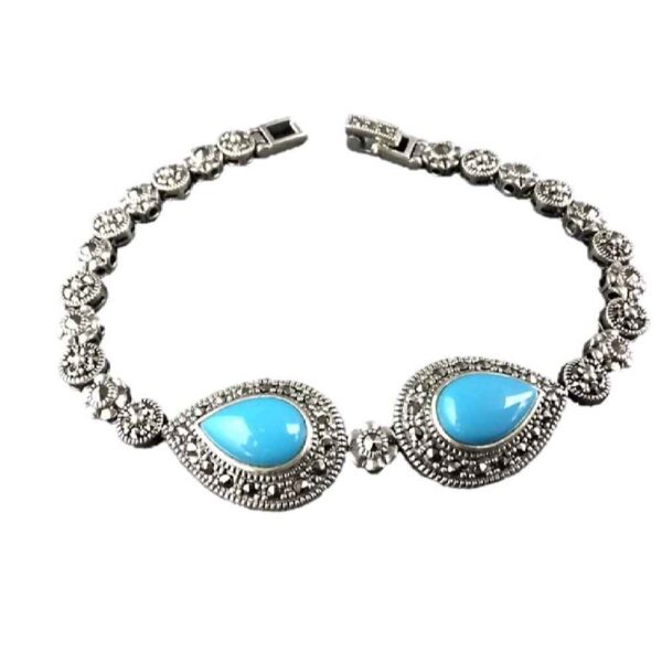 Price and Buy Silver Bracelet with Turquoise Gemstone for Women Sara_68fddba8c8628.jpeg Price and Buy Silver Bracelet with Turquoise Gemstone for Women Sara