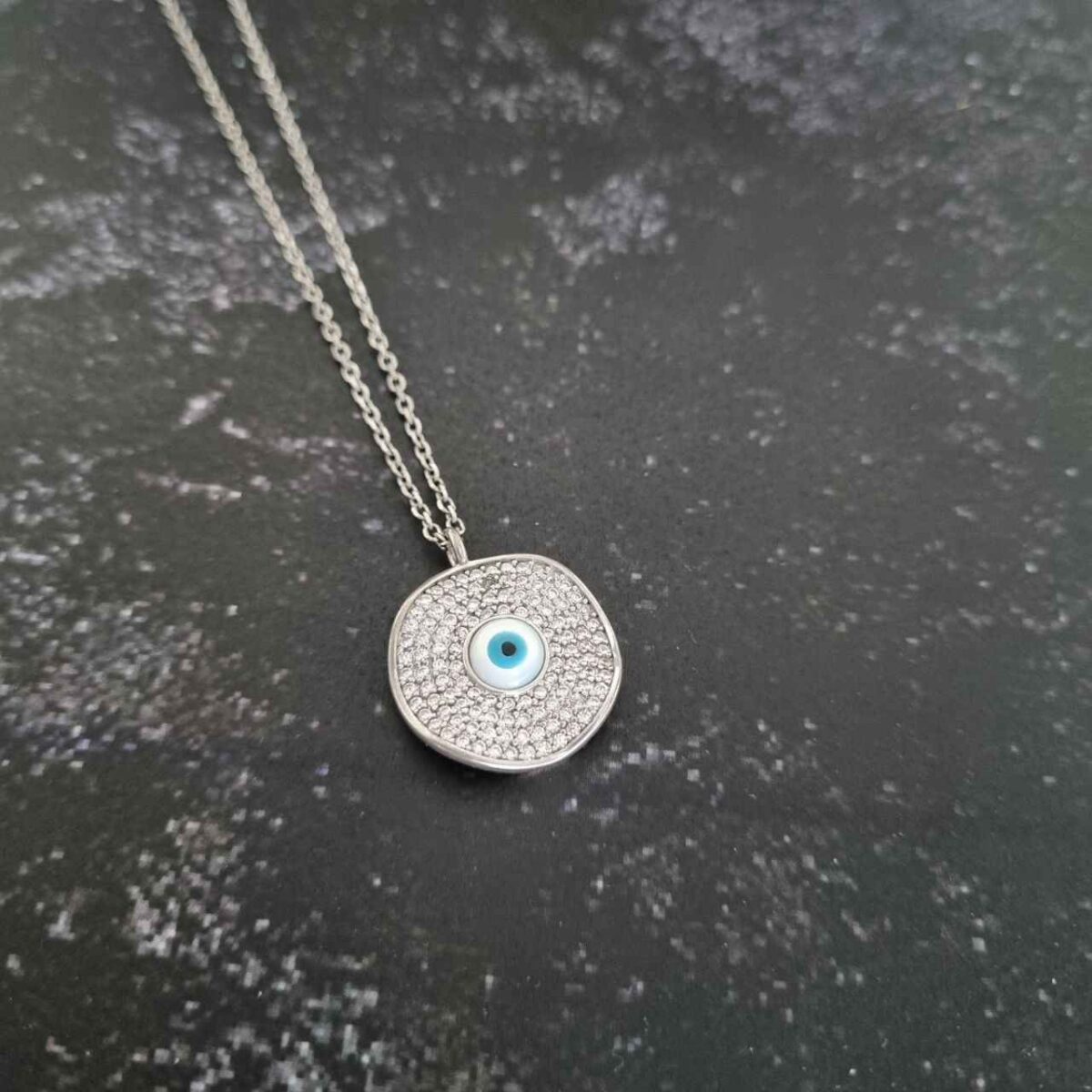 Price and Buy Silver Necklace with Evil Eye Theme Hanieh - Image 3