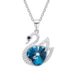 Price and Buy Silver Necklace with Swan Design for Women