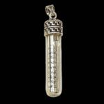 Price and Buy Silver Pendant Necklace – Ayat al-Kursi Inscription with Zamzam Water