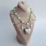 Price and Buy Silver Stainless Steel Choker Necklace with Pearls & Crystals – Non-Tarnish & Hypoallergenic - Image 4