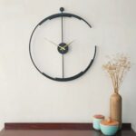 Price and Buy Slim Frame Wall Clock – Minimal Metal Decor for Office or Home