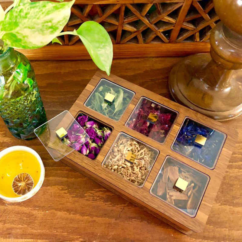 Price and Buy Slimi Edition Wooden Tea Bag Box with Storage Chests - Image 3