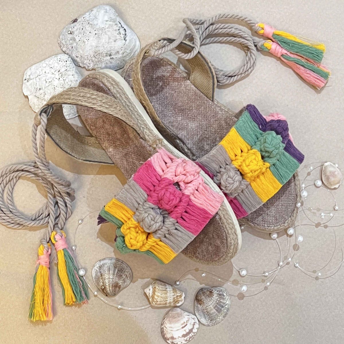 Price and Buy Slingback Sandals Handcrafted with Boho Design Model Adonis - Image 4