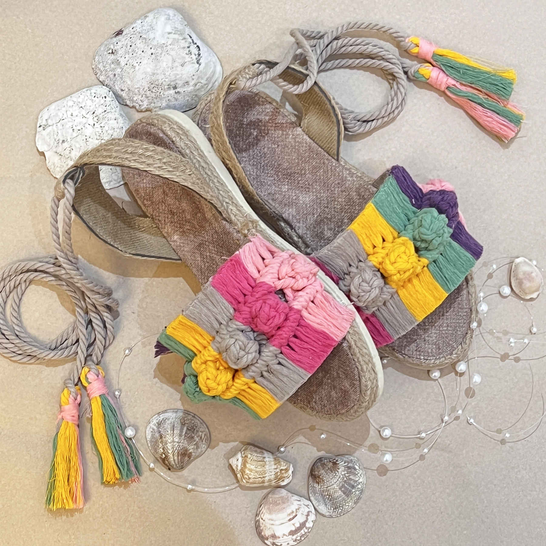 Price and Buy Slingback Sandals Handcrafted with Boho Design Model Adonis - Image 4