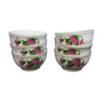 Price and Buy Small Nostalgic Red Rose Porcelain Bowl – Perfect for Home and Entertaining (Set of 6)
