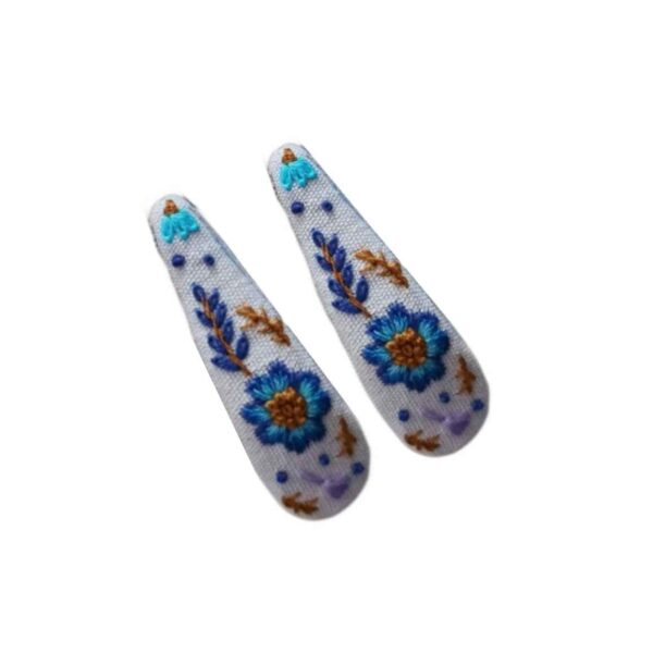 Price and Buy Snap Hair Clip Set Drop Shape with Blue Flower Design_68fe0582f19b4.jpeg Price and Buy Snap Hair Clip Set Drop Shape with Blue Flower Design