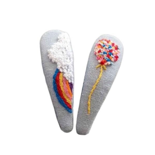 Price and Buy Snap Hair Clip Set with Hand-Embroidered Balloon Design_68fe05022dcf2.jpeg Price and Buy Snap Hair Clip Set with Hand-Embroidered Balloon Design