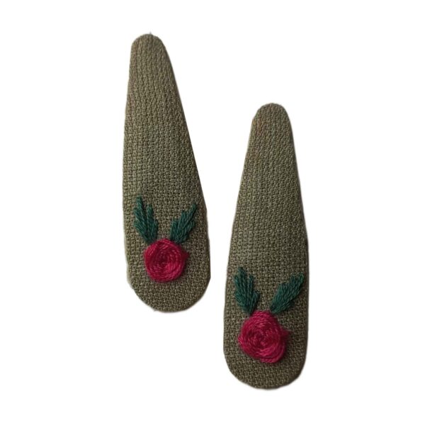 Price and Buy Snap Hair Clip Set with Hand-Embroidered Flower Design_68fe040139c48.jpeg Price and Buy Snap Hair Clip Set with Hand-Embroidered Flower Design