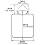 Price and Buy Soft Blue Kids’ Bath Towel Poncho with Unicorn Pattern - Image 7