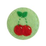 Price and Buy Soft Felt Cherry Coaster – Suitable for Protecting Surfaces from Stains, (6x)