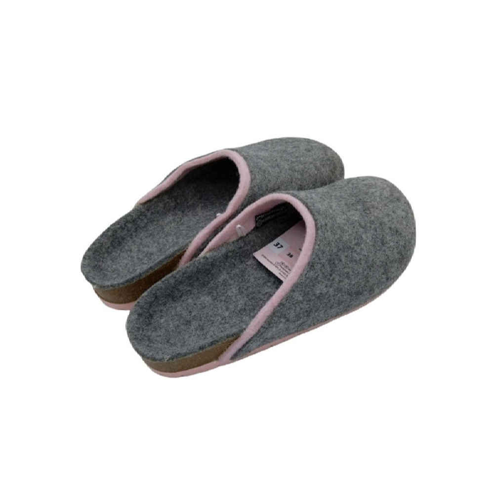 Price and Buy Soft Gray Women’s Felt Slippers – Elegant and Comfortable - Image 3