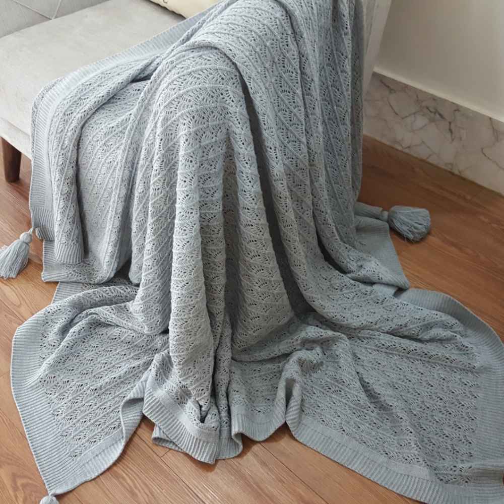 Price and Buy Soft & Light Knitted Throw for Sofa & Bed Model Tavoos - Image 3