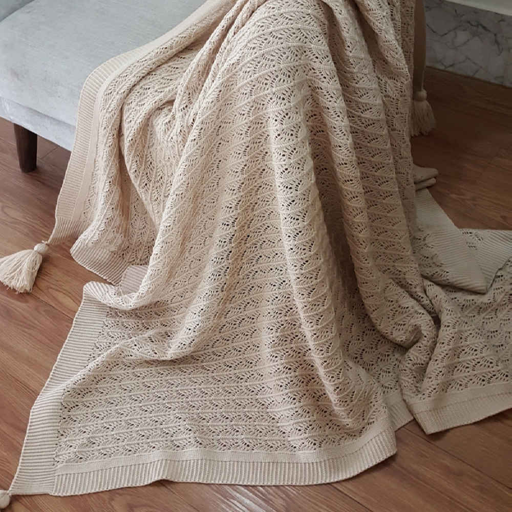 Price and Buy Soft & Light Knitted Throw for Sofa & Bed Model Tavoos - Image 4