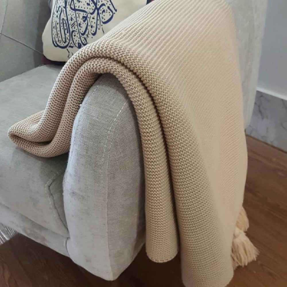 Price and Buy Soft & Light Plaid Knitted Throw for Sofa & Bed Model Classic - Image 4