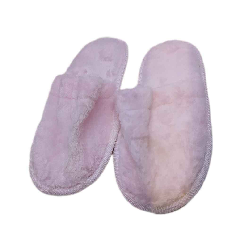 Price and Buy Soft Pink Women’s Plush Slippers Model Honey