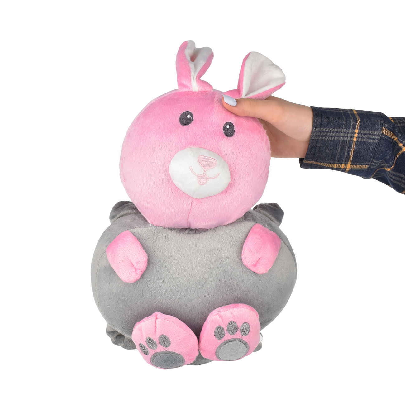 Price and Buy Soft Plush Baby Head Protector – Cute Pink Bunny Design for Newborns_690381c061fae.jpeg Price and Buy Soft Plush Baby Head Protector – Cute Pink Bunny Design for Newborns - Image 1