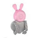 Price and Buy Soft Plush Baby Head Protector – Cute Pink Bunny Design for Newborns - Image 3