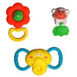 Price and Buy Soft, Safe, and Easy-to-Grip Baby Rattles for Newborns and Infants 0–12 Months (3x)