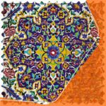 Price and Buy Soft Velvet Tablecloth with Vibrant Blue Flower Pattern - Image 3