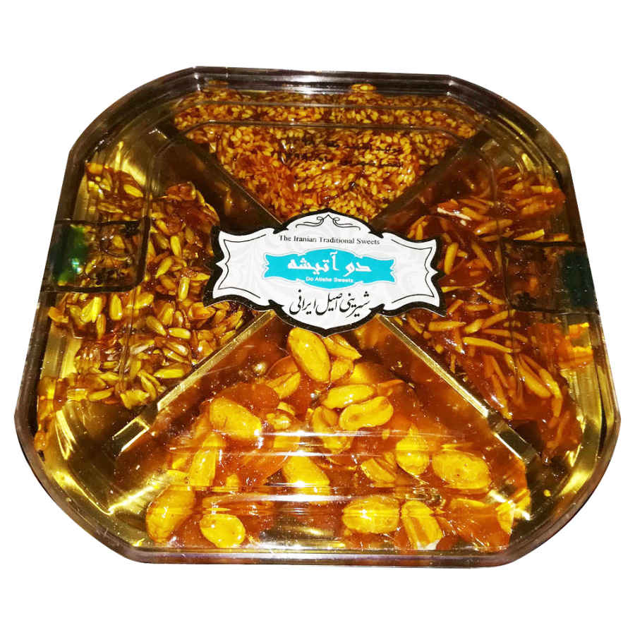Price and Buy Sohan Asali – Persian Mixed Nuts & Seeds Saffron-Rosewater Brittle Toffee (2 Packs) - Image 3