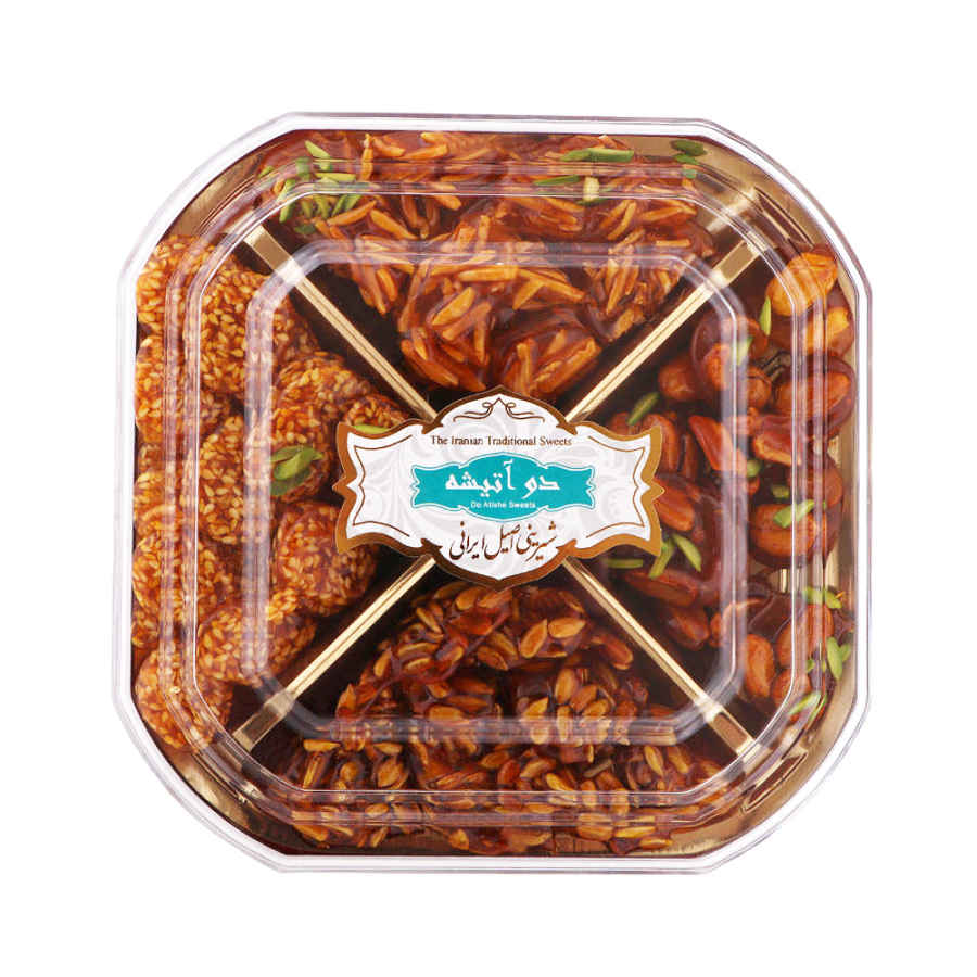 Price and Buy Sohan Asali – Persian Mixed Nuts & Seeds Saffron-Rosewater Brittle Toffee (2 Packs) - Image 4