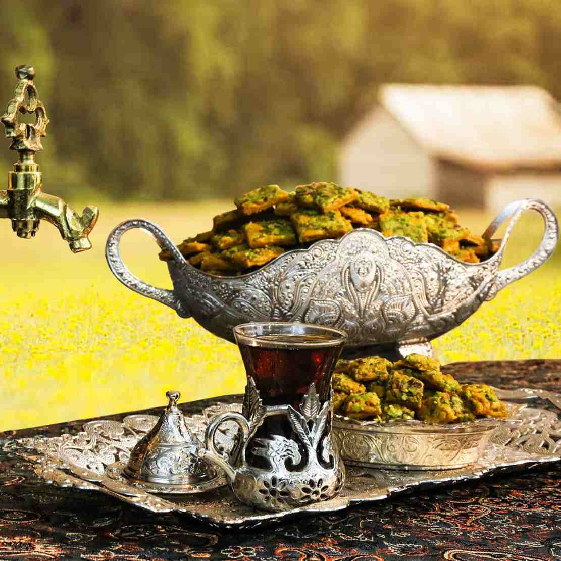 Price and Buy Sohan Qom Pieces – Pistachio & Saffron-Rosewater Brittle Toffee – 500 gr, (2x) - Image 4