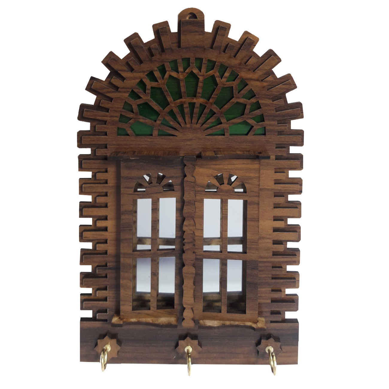 Price and Buy Solid Wood Mirror Key Organizer with Hooks – Decorative and Practical Wall Hanging for Home_690330e6c41bb.jpeg Price and Buy Solid Wood Mirror Key Organizer with Hooks – Decorative and Practical Wall Hanging for Home - Image 1