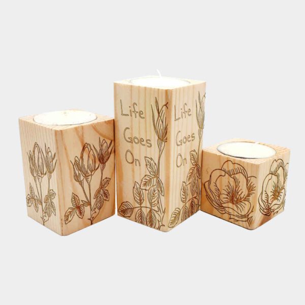 Price and Buy Solid Wooden Cube Tealight Holder Set of 3 / Rose_68fc035f2a356.jpeg Price and Buy Solid Wooden Cube Tealight Holder Set of 3 / Rose