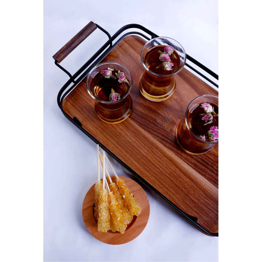 Price and Buy Solikala Tea Tray – Unique Wooden Style for Tea, Coffee & Snacks - Image 5