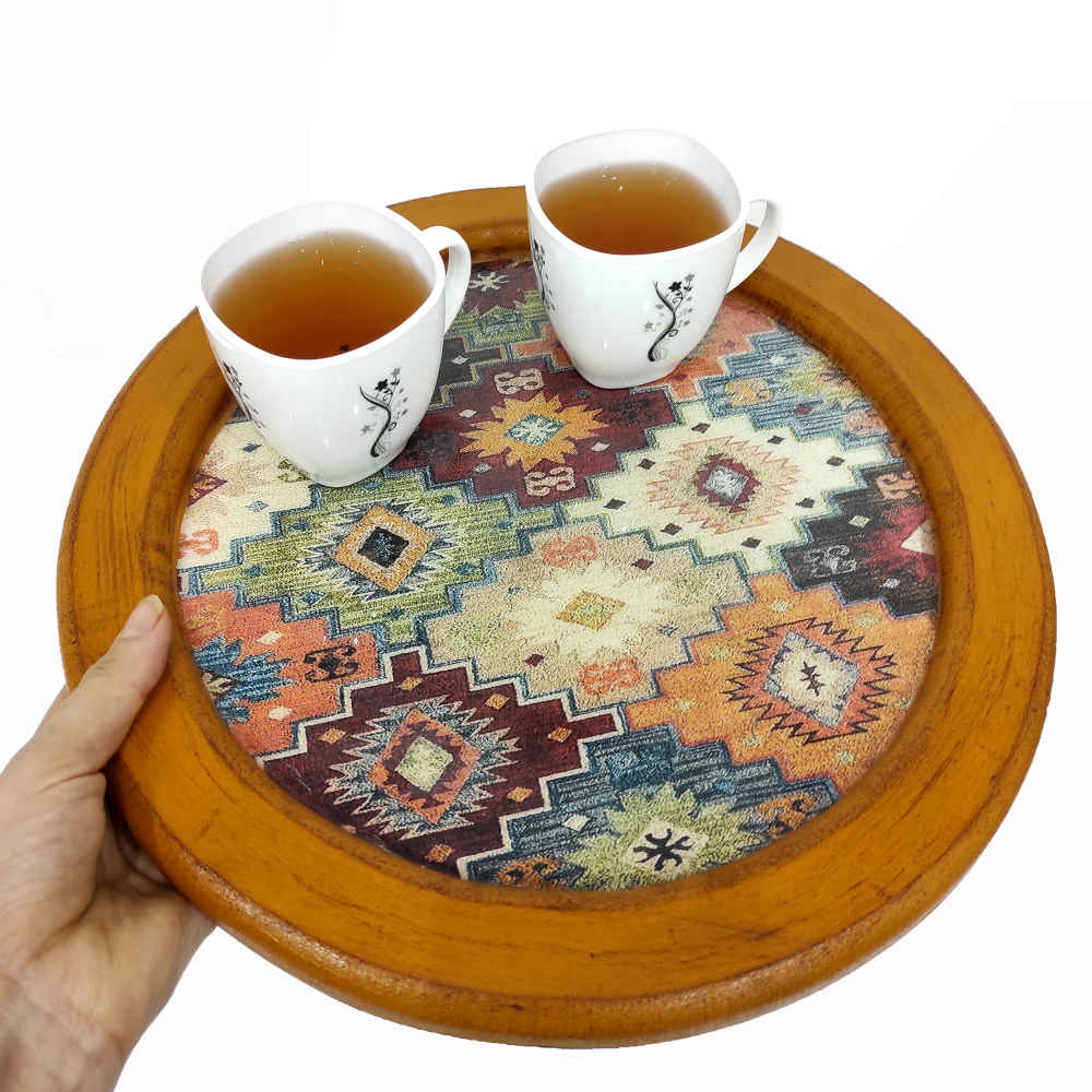 Price and Buy Sonati Tea Serving Tray – Persian Design for Daily Use - Image 3