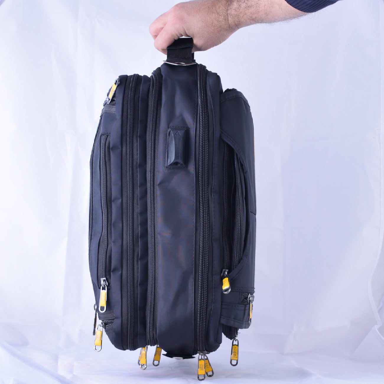 Price and Buy Spacious Leather Briefcase Fits 13-15 Inch Laptops Model A-70 - Image 6