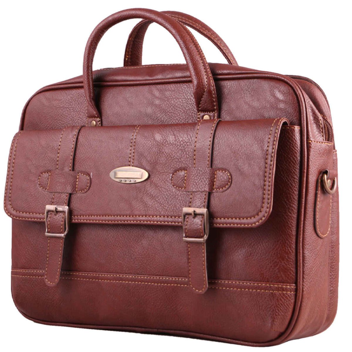 Price and Buy Spacious Leather Briefcase for 13-15 Inch Laptops – MA1-96