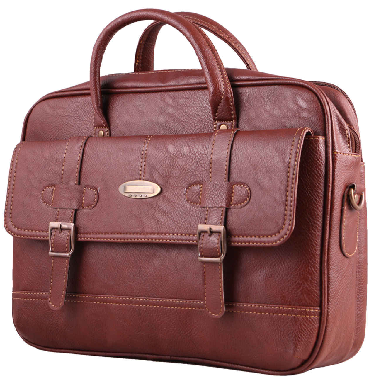 Price and Buy Spacious Leather Briefcase for 13-15 Inch Laptops – MA1-96