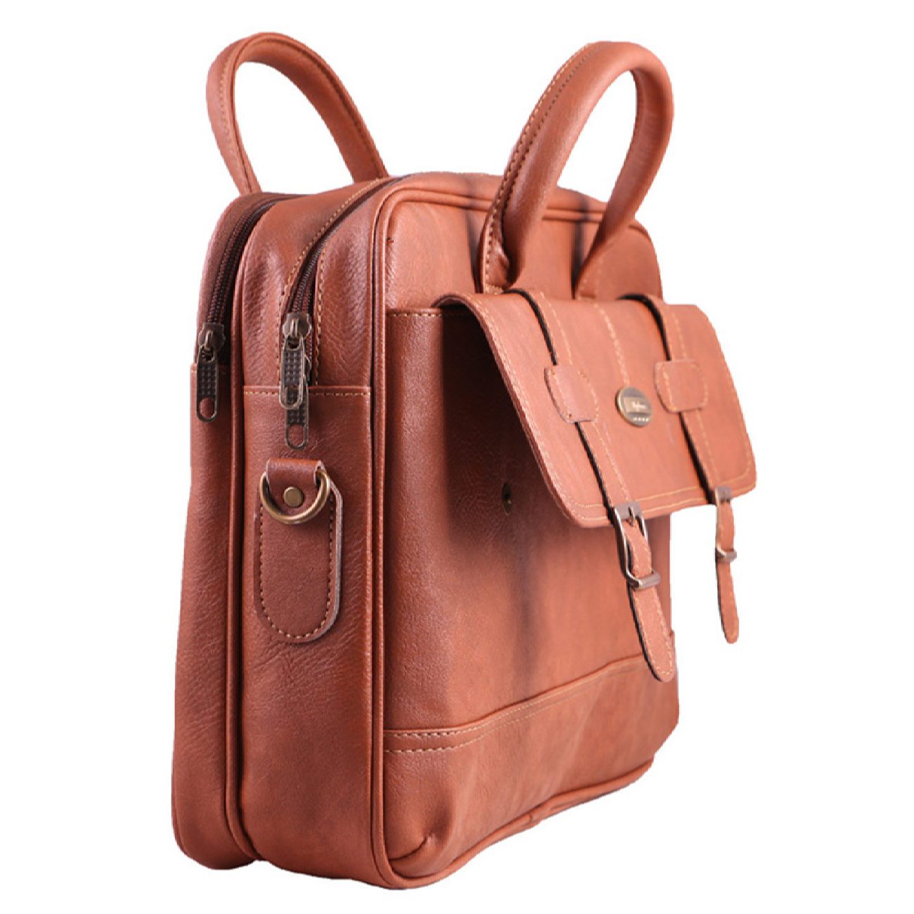 Price and Buy Spacious Leather Briefcase for 13-15 Inch Laptops – MA1-96 - Image 3