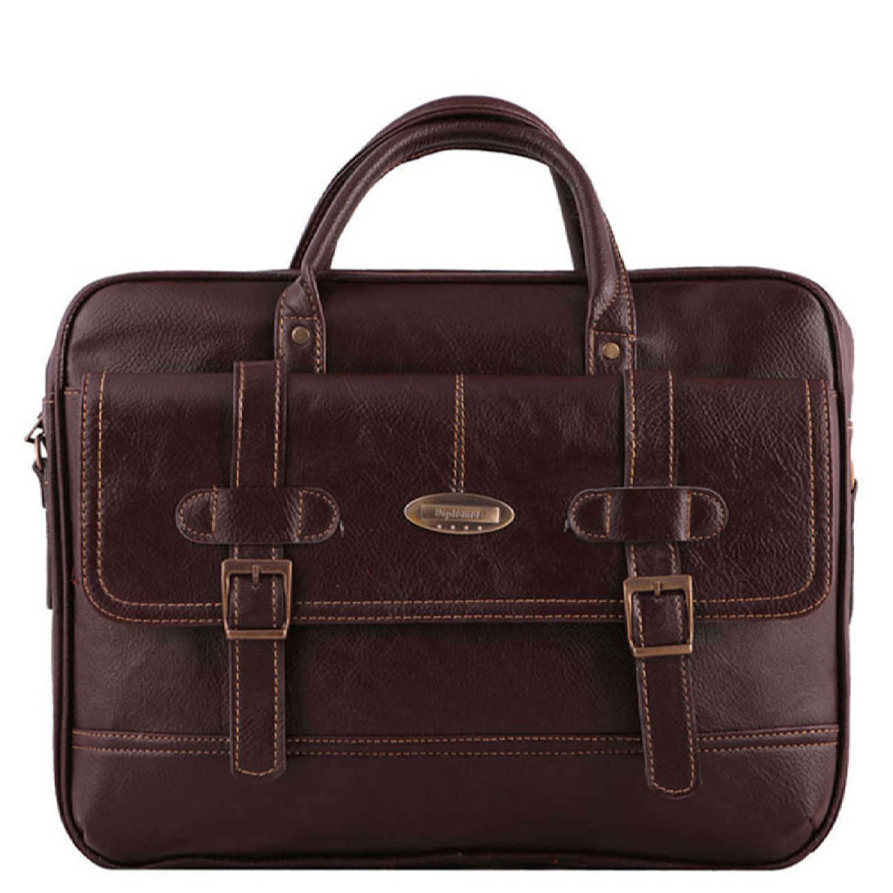 Price and Buy Spacious Leather Briefcase for 15-17 Inch Laptops – MJ-20 - Image 4