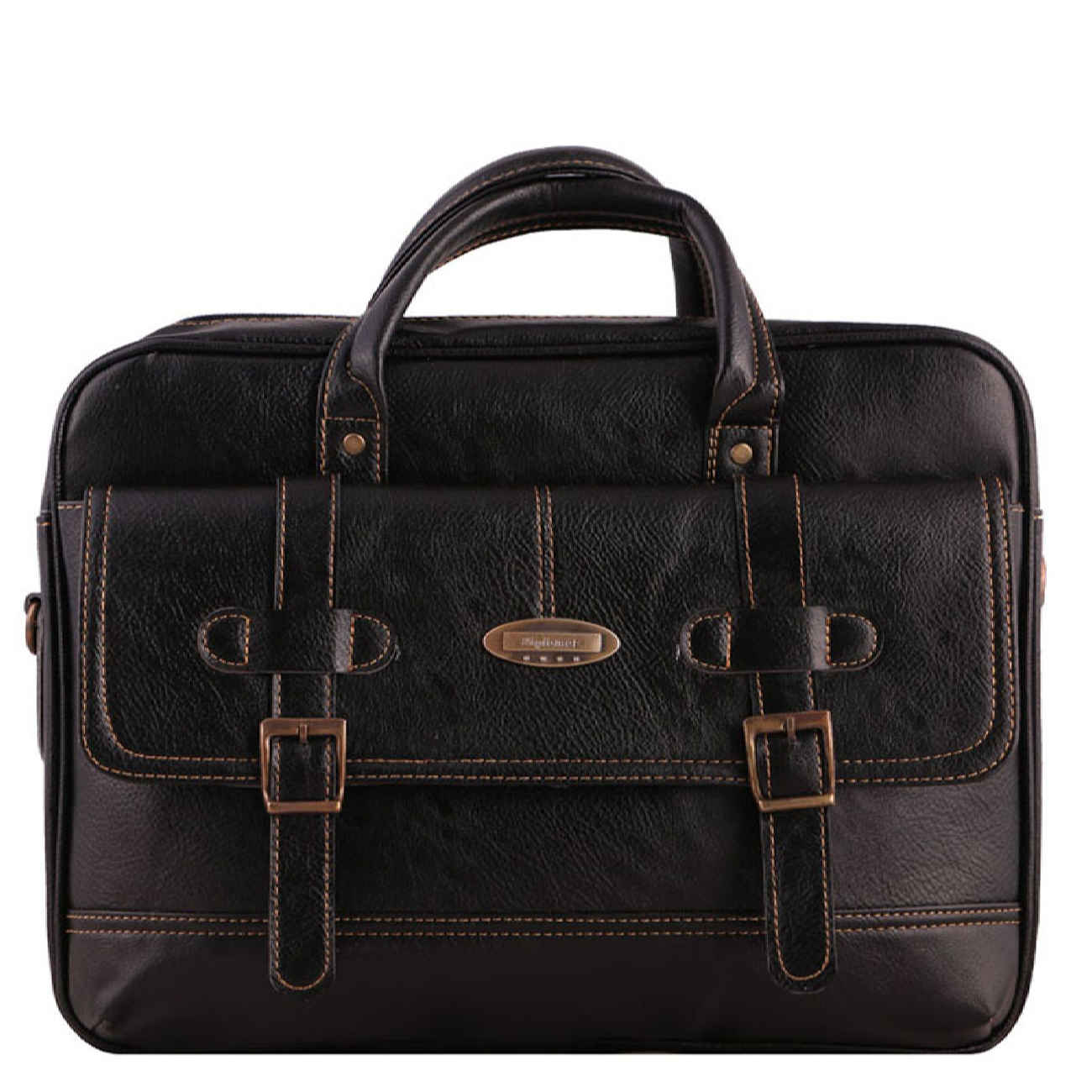 Price and Buy Spacious Leather Briefcase for 15-17 Inch Laptops – MJ-20 - Image 5