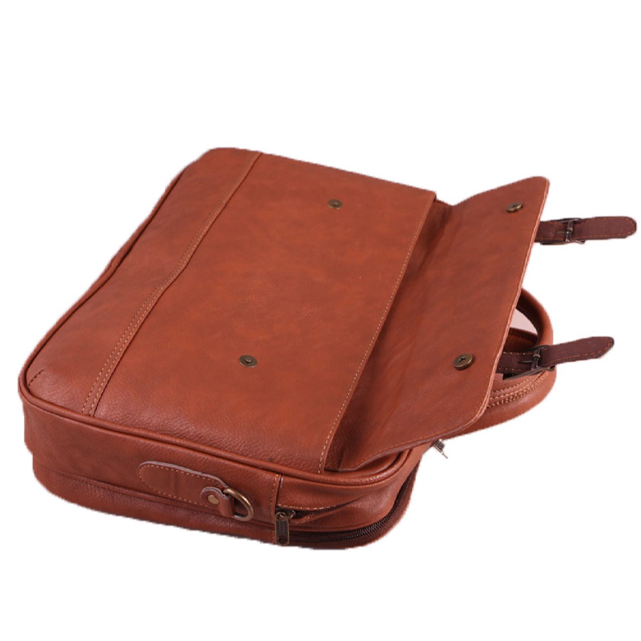 Price and Buy Spacious Leather Briefcase for 15-17 Inch Laptops – MJ-20 - Image 6