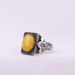 Price and Buy Spiritual Grace – Persian Silver Ring with Sharf al-Shams Script for Men