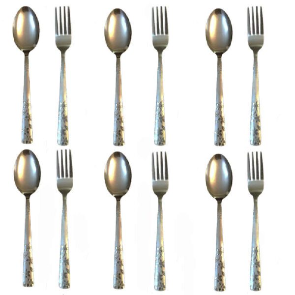 Price and Buy Spoon and Fork Flatware Set Dishwasher Safe 12 Pcs Model Afshan_68fe51135b8fd.jpeg Price and Buy Spoon and Fork Flatware Set Dishwasher Safe 12 Pcs Model Afshan
